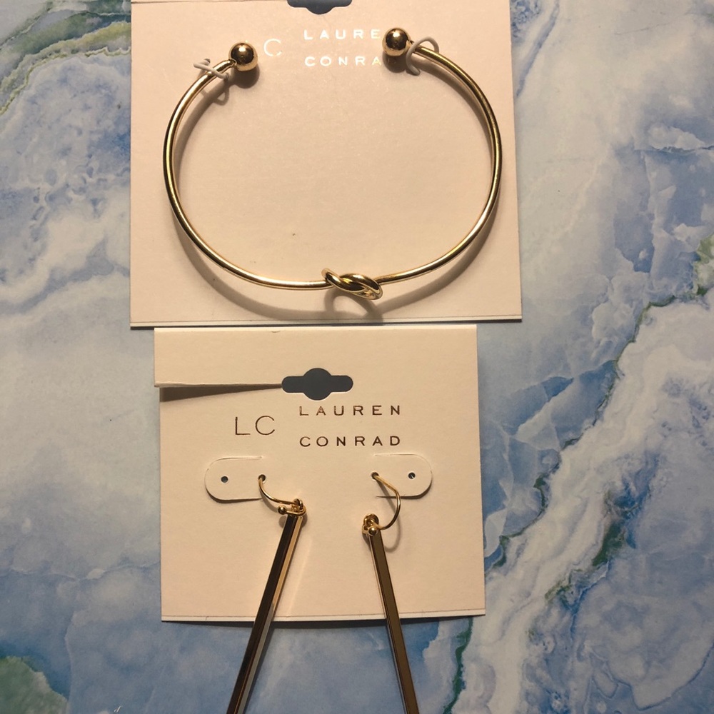 Lauren Conrad Jewelry Set - Earrings & Bracelet